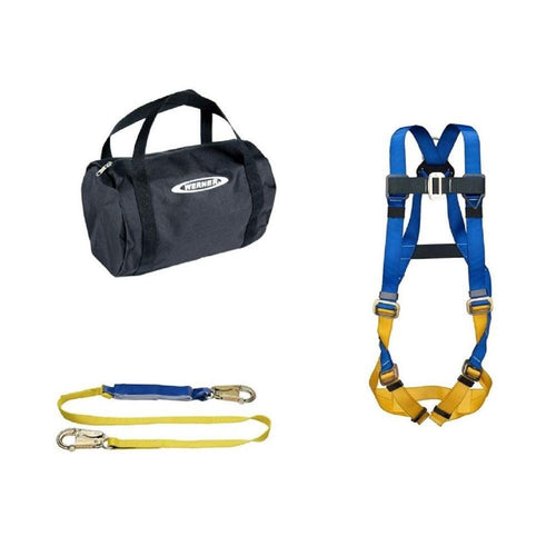 K121013 Werner Aerial Kit with Basewear Std Harness, 6-Foot DeCoil Lanyard, 1per Pack