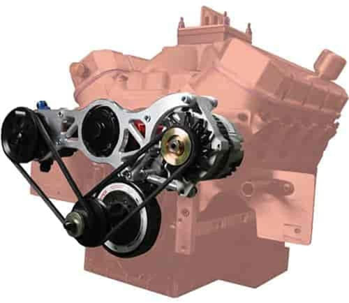 Alternator/Vacuum Pump Mounting Bracket Moroso 63866, Fits Big Block Chevy w/CSR Water Pump