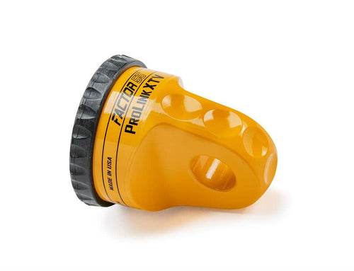 Factor 55 Prolink XTV 00110-03 Shackle D Ring for use with Steel Cables Synthetic Ropes up to 5/16 in Max Load Rating 6000 lb Ultimate Failure 22,000 lb. Ideal for 4x4 Off Road Trips - Yellow