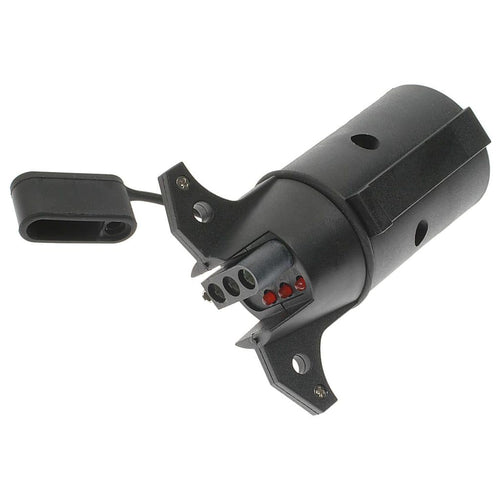 7-Blade Pollak Vehicle End to 4-Way Flat Trailer End Adapter with LED Tester