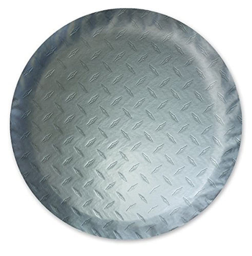 ADCO Silver Diamond Plated 9753 Steel Vinyl Spare Tire Cover C, (Fits 31 1/4" Diameter Wheel)
