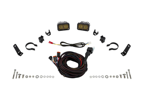 Stage Series Diode Dynamics 2 Inch Roll Bar Chase Light Kit, SSC2 Sport Yellow (Pair)