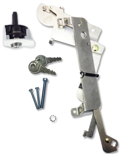 Manual Tailgate Lock for Honda Ridgeline – Pop & Lock, Fits 2005 to 2016 (White, PL6101, Traditional Design)