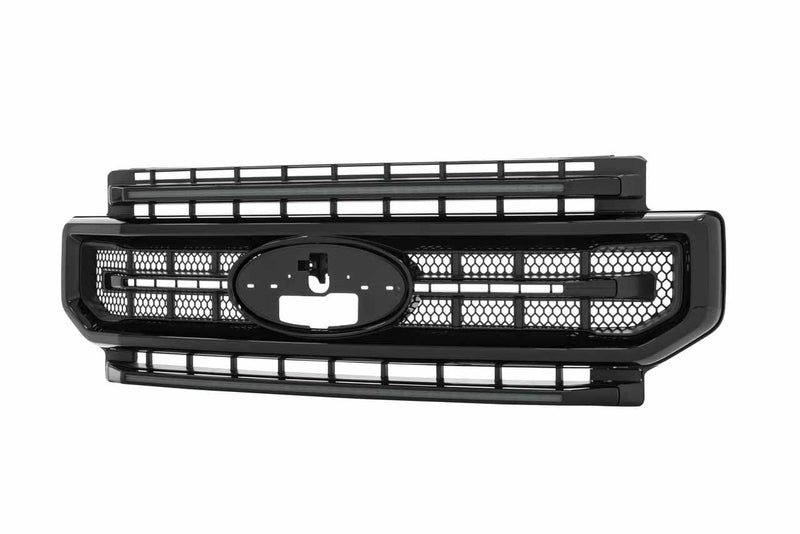 Ford Super Duty Morimoto XBG LED Grille (20-22) (Gloss Black / White DRL) HTMC XBG10