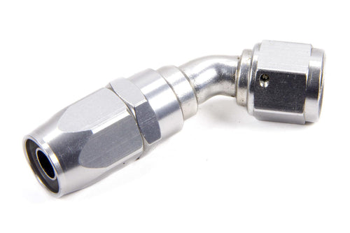 Power Flow Hose End - Clear Fragola -12AN x 45 Degree