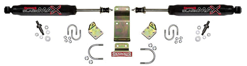 Dual Steering Stabilizer Kit Skyjacker 8203 (Includes Steering Dampers Mounting Brackets for Jeep Wrangler JK - Black)