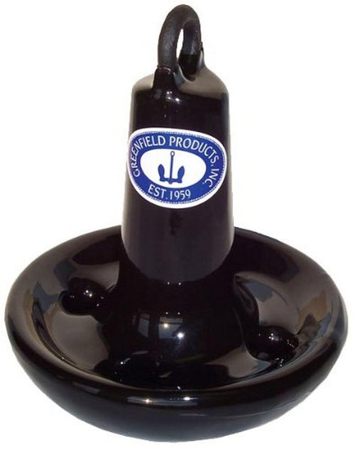 515B Greenfield Vinyl Coated Mushroom Anchor - Black, 15 lb.