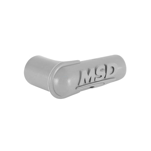 MSD 90° 34515: Spark Plug Boot, Gray Silicone, 100each