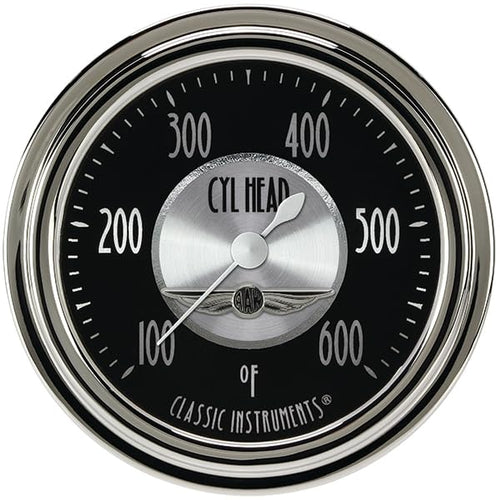 AT397SLC Classic Instruments All American Tradition 2 5/8" Cylinder Head Temperature Gauge
