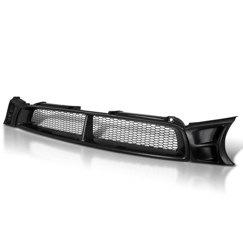 Front Mesh Hood Grille Black Spec-D Tuning Compatible with 2002-2003 Subaru Impreza WRX/WRX STI