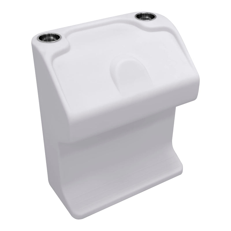 8WD1168-204 Wise Deluxe Series Pontoon Steering Console, White