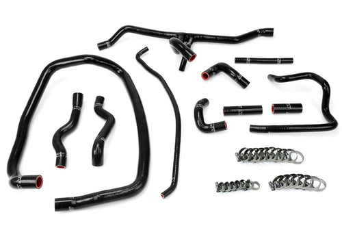 Black Silicone Heater Hose Kit HPS 57-1488-BLK Coolant