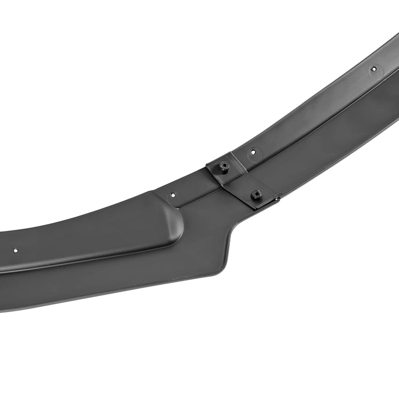 Matte Black Spec-D Tuning Front Bumper Lip Splitter Spoiler 3PC Compatible with 2018-2021 Kia Stinger