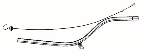 27" Transmission Dipstick Trans-Dapt 9421 Chrome