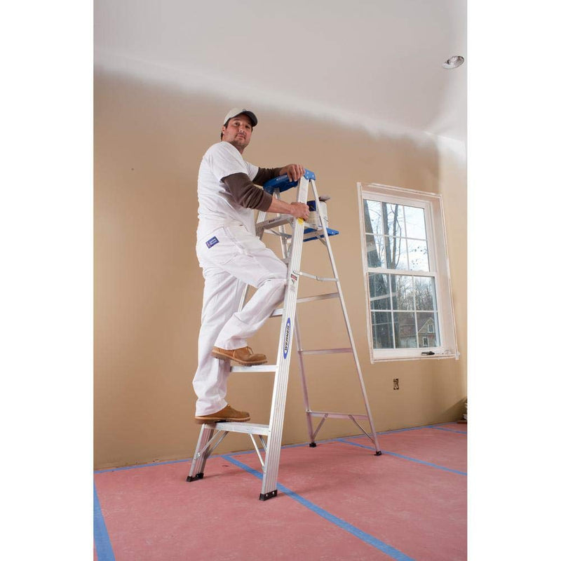6 Feet Werner stepladders, Blue,Gold 366