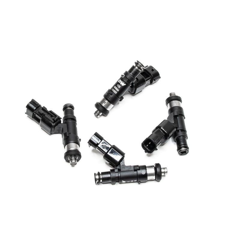 Matched Deatschwerks Set of 4 injectors 650cc/min (17U-07-0650-4)