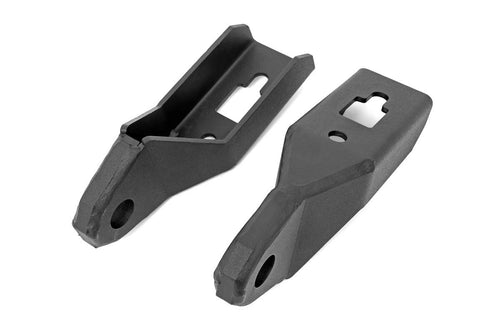 Rough Country Shackle Mounts Tow Hook Kit for 2009-2020 Ford F-150 - RS150 , Black