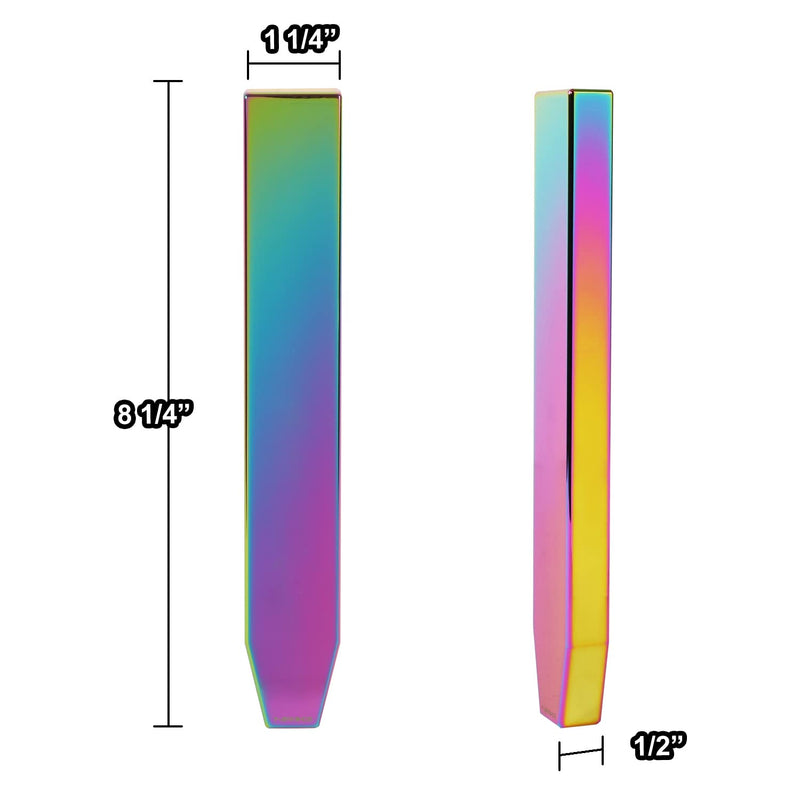 NRG Innovations SK-600MC-12125 Neochrome Aluminum Weighted Monolith Shift Knob, M12 X 1.25
