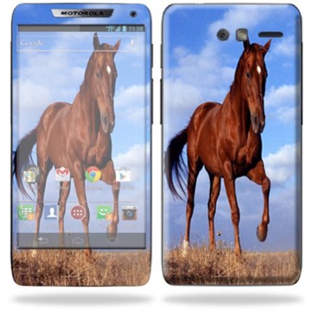 Motorola Droid Razr M Protective Skin Cover Cell Phone Sticker Horse