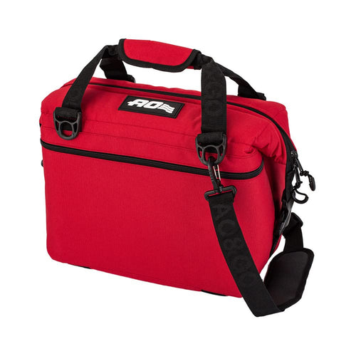 AO12RD AO Coolers 12 Pack Canvas Soft Cooler Bag, 12 Pack CANVAS RED Soft Cooler Bag, Outdoor