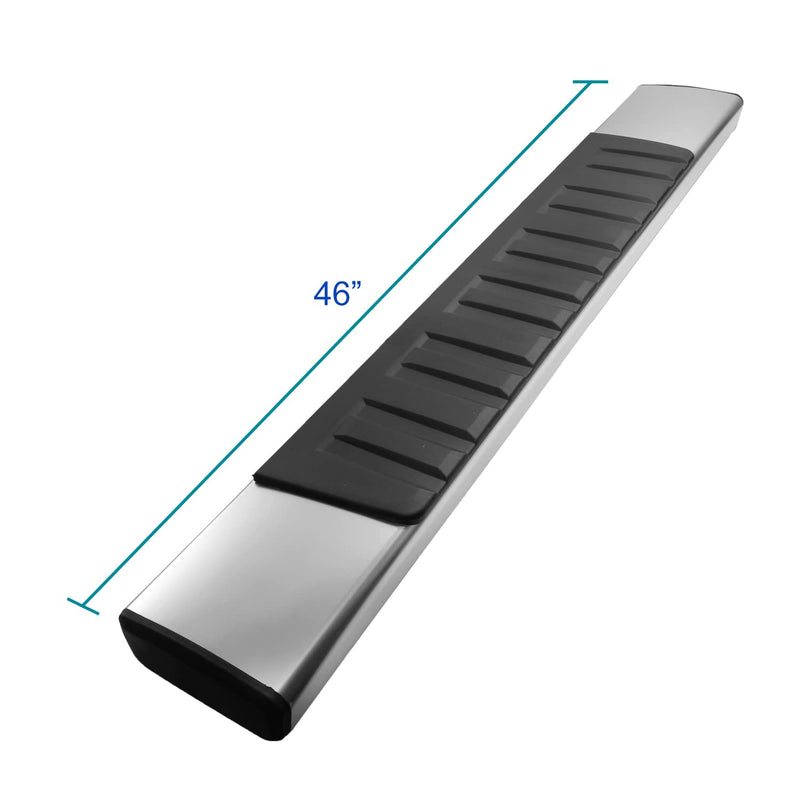 Chrome Spec-D Tuning Side Step Nerf Bars Best Running Boards Compatible with Chevy Silverado Regular Cab 1999-2015