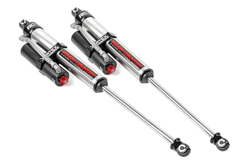 Rough Country 2.5 Reservoir Vertex Rear Shocks for Ford F-250 Super Duty (2005-2016) - Fits 4-8" Lift, Nitrogen-Charged Monotube Design, Set of 2