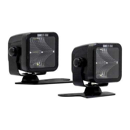 Ford Bronco Borne Off-Road Ditch Light Set (2) 3X3 Flood Upfit