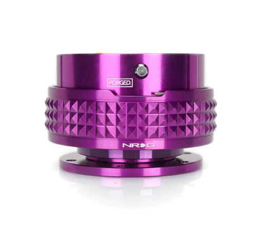 NRG Innovations Gen 2.1 NRG-SRK-210PP-PP Quick Release Steering Wheel Adapter, Purple Body/Purple Pyramid Ring
