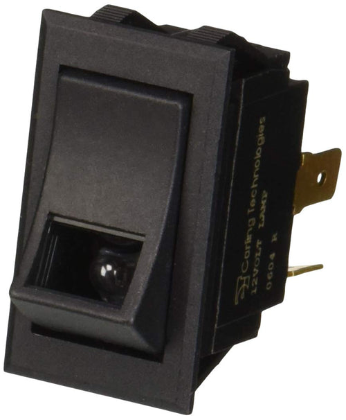 Sierra International RK19510K Weather Resistant Illuminated Rocker Switch with Four Snap in Lenses Off-On SPST & Independent Pilot Light