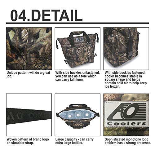 Backpack Cooler AO Coolers, Mossy Oak, 18-Pack