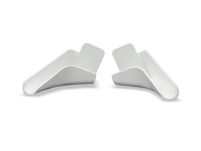 Medium B&B Molders Rain Gutter Spouts, Polar White 94170