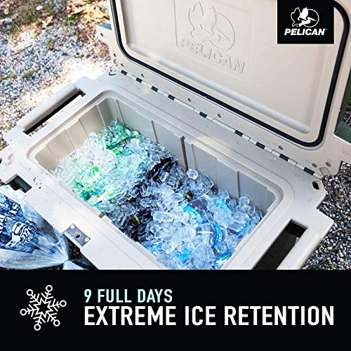 70QT Pelican Elite Cooler (Lime Green/Grey)