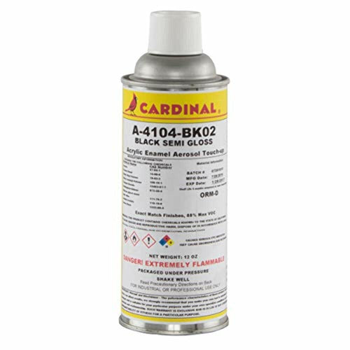 Black Semi-Gloss Steel Metallic Touch-Up Paint - Synergy Manufacturing (4017)