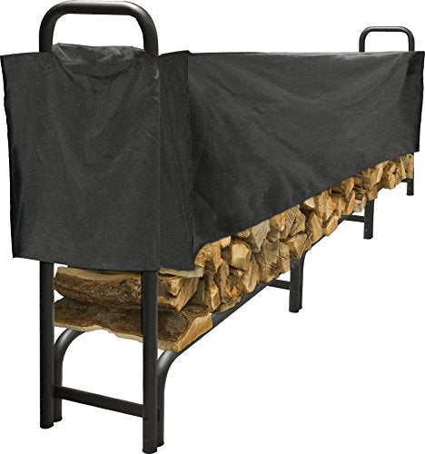 Premium Heavy Duty Pleasant Hearth Log Rack Cover, 12 Feet, Short Cover