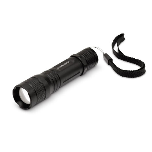 TF-150 Cyclops Tactical Durable Lightweight Weather Resistant IPX4 Compact Bright 5 Watt LED Flashlight | AA Energizer Battery Included