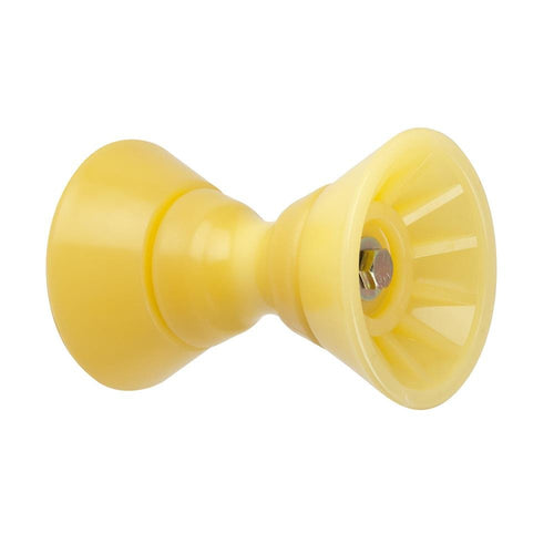 4" CE Smith Bow Bell Roller Assembly - Yellow TPR