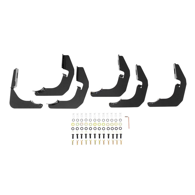 PRO TRAXX 4 Oval Nerf Bars Westin fits 2015-2025 Colorado Canyon Crew Cab Black Pair