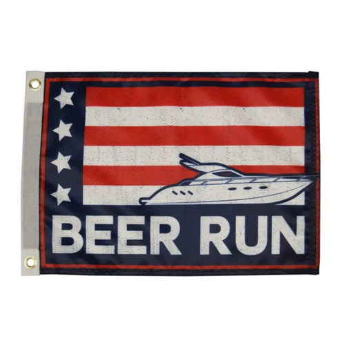 Beer Run TaylorMade Flag 12" x 18"
