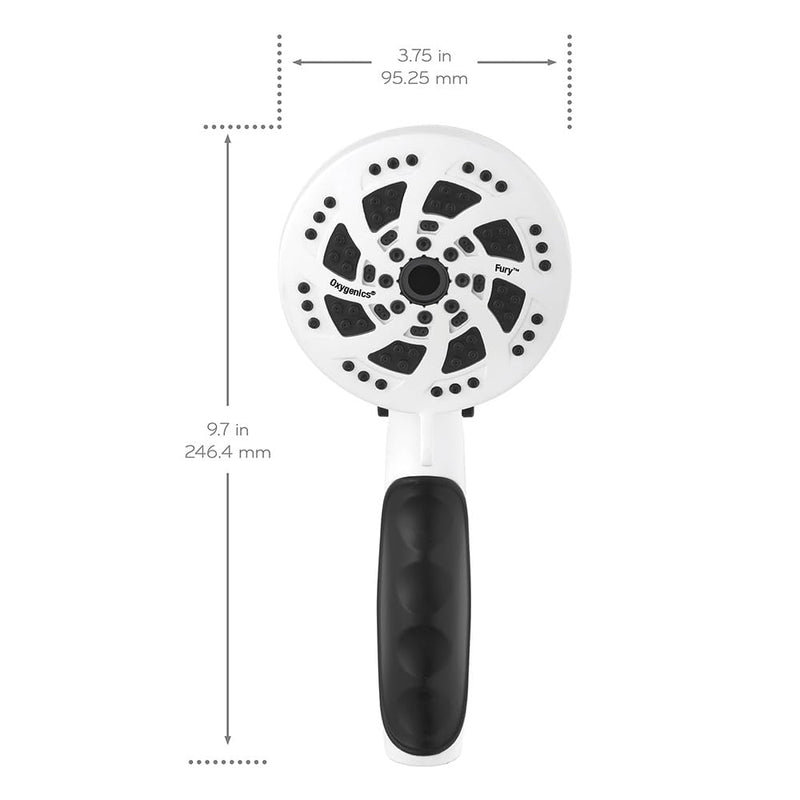 Fury Oxygenics RV Handheld Shower Head Kit, White
