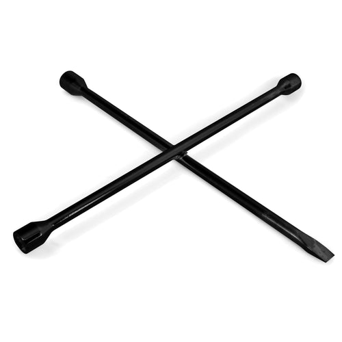 20-Inch Performance Tool W9A 4-Way SAE/Metric Cross Lug Wrench with Spade Tip