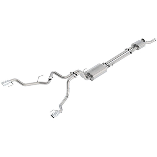 2017 Ford Racing F150 Raptor 3.5L Sport Cat-Back Exhaust System Dual Rear Exit w/Chrome Tips