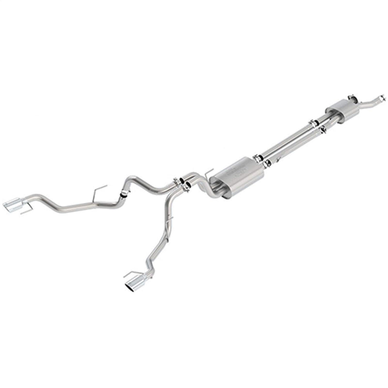 2017 Ford Racing F150 Raptor 3.5L Sport Cat-Back Exhaust System Dual Rear Exit w/Chrome Tips