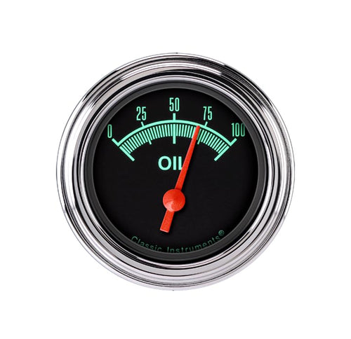 G-Stock Classic Instruments GS81SLC 2 1/8" Oil Pressure Gauge