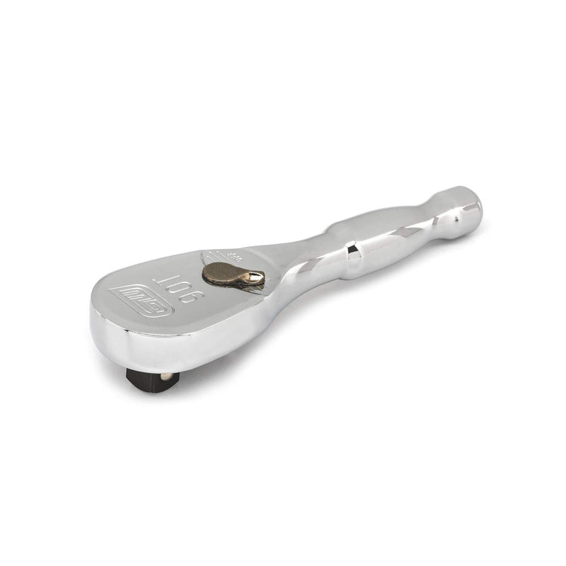 3/8" Drive GEARWRENCH 90 Tooth Stubby Teardrop Ratchet 4-3/4" - 81209T, Multi, One Size