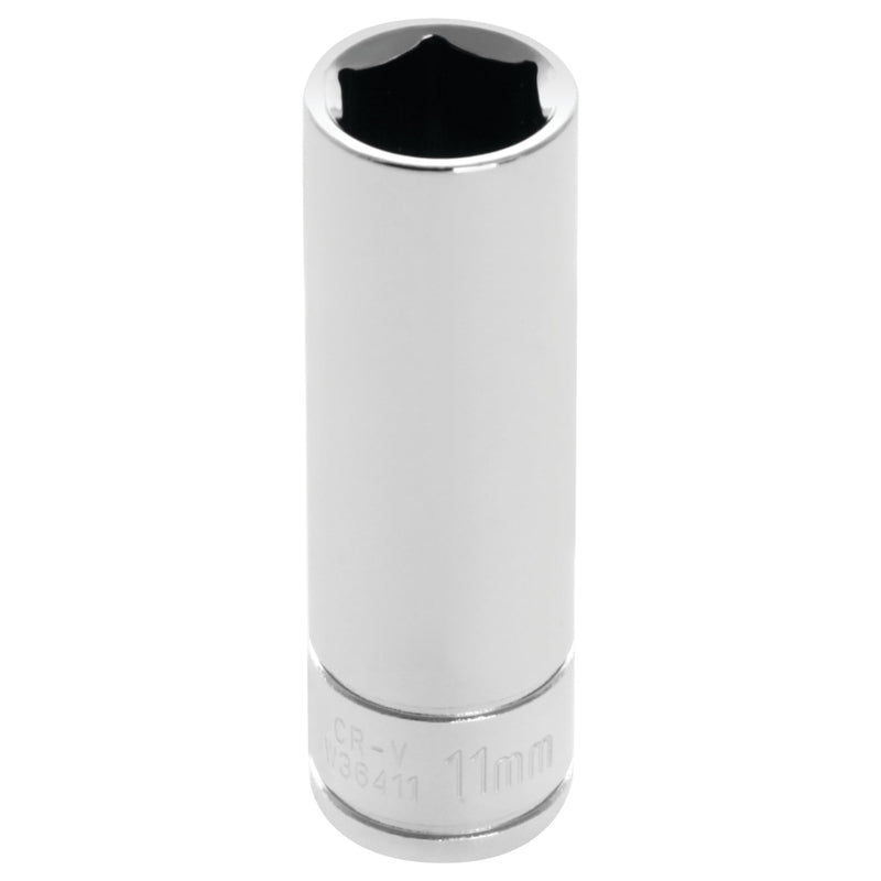 W36411 Performance Tool 1/4 Drive 6-Point Socket, 11mm