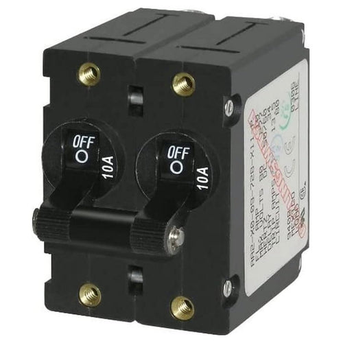 Blue Sea Systems Black A-Series Toggle Single Pole 32A Circuit Breaker