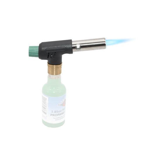 Flame King Mini Propane FK-PV777CGA Blow Torch Head 10,000 BTU for Kitchen, Soldering, Searing, Charcoal/Fire Pit Lighting