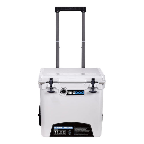 Husky BDCR45 Towing 45 Quart White Aluminum Box Cooler