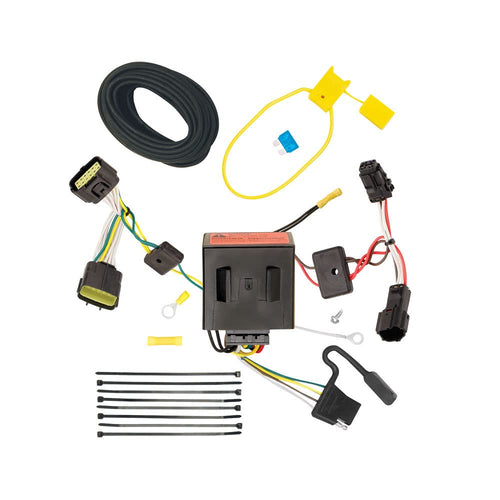 T-One® T-Connector Harness, Tekonsha 4-Way Flat, Compatible with Select KIA Sportage