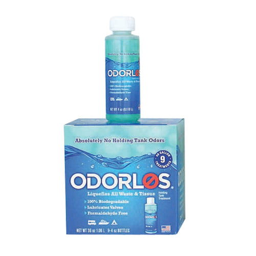 Valterra V77001 Odorlos Holding Tank Treatment (Holding Tank Treatement, 4oz Bottle, 9pk),1 Pack
